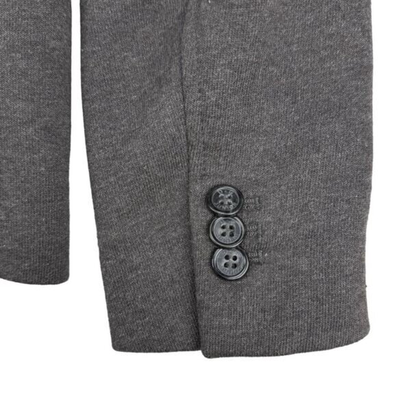 DOLCE & GABBANA Junior Cotton 2 Button Pinstripe Blazer Sz 7/8 Grey - Picture 8 of 9